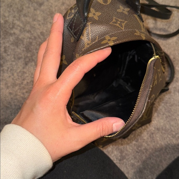 Monogram Brown Mini Backpack - Picture 4 of 4